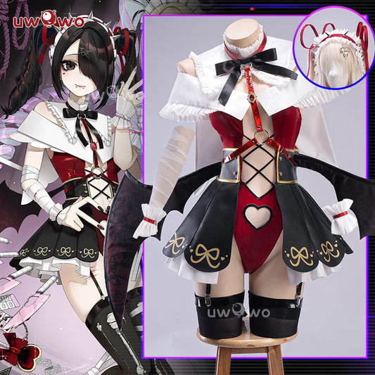 IN STOCK UWOWO Ame Cosplay Game Needyy Streamerr Overloadd Ame-Chan Magical Girl Fanart Cosplay Costume Halloween Costume