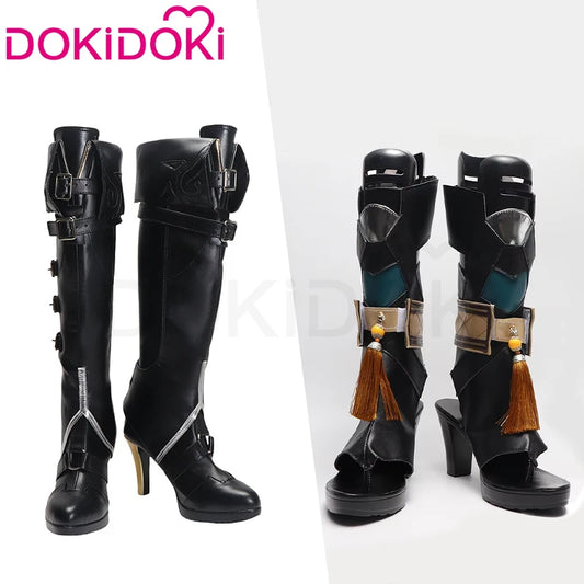 Dan Feng Hanya Feixiao Phainon Dan Heng Shoes Cosplay Game Honkai: Star Rail DokiDoki Imbibitor Lunae Shoes Flame Reaver Cosplay