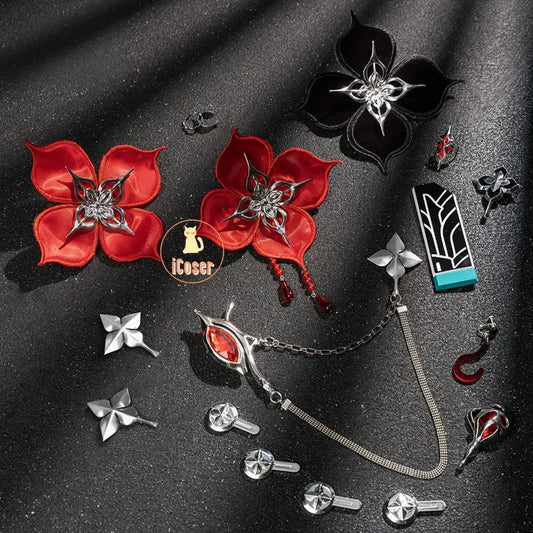 Honkai Star Rail Evernight March 7th Cosplay Costume Dress Mysterious Foreign Guest Headwear Halloween Party for Women Girls Set