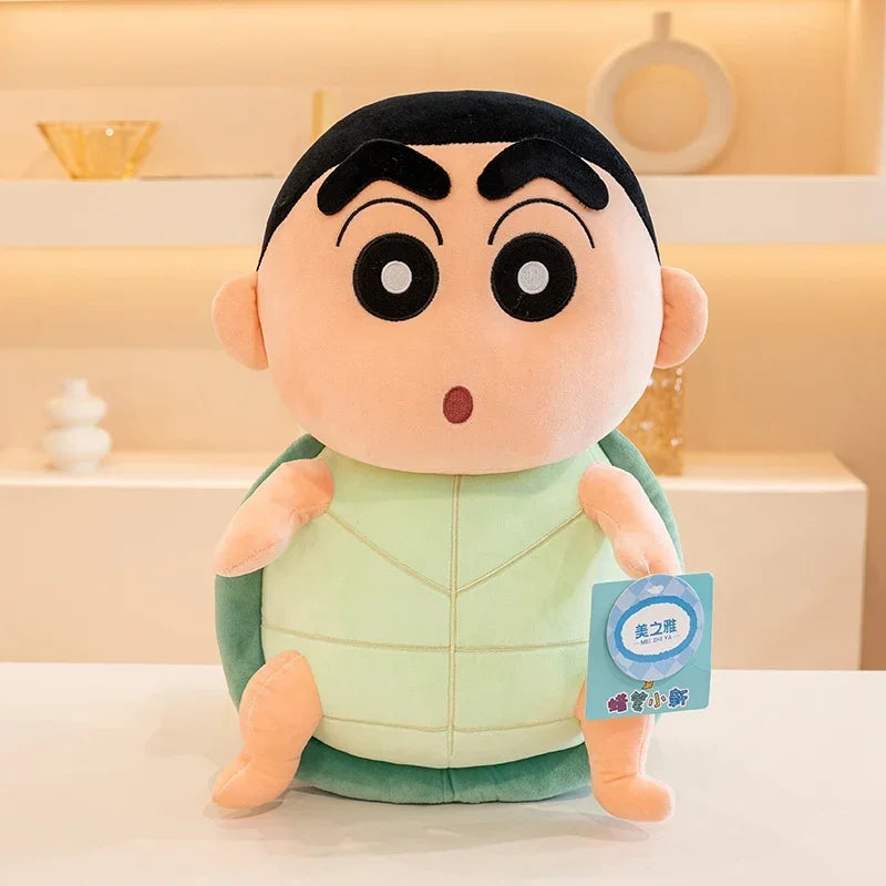 40cm Penguins Crayon Shin Chan Plush Toy Kawaii Tortoise Shin Chan Plushies Soothing Doll Cartoon Japanese Style Doll Gifts Gir