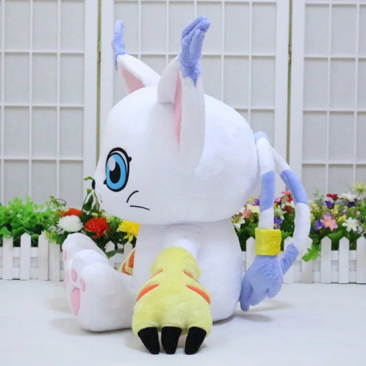 50CM Big Size Tailmon Plushies cartoon anime peluche Kawaii ornament Comfortable soft doll Children's peluche Toy Gifts