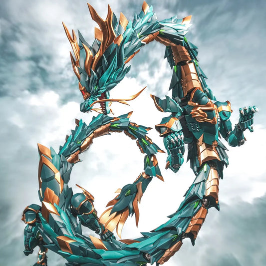 Limited Edition Zangdao Models Azure Dragon & Green Dragon Combat Version - Articulated Four Symbols Mecha Collectible Toy Gift