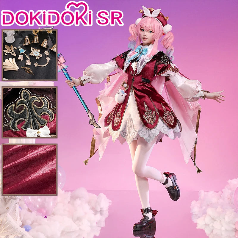 IN STOCK Hyacine Cosplay Costume Game Honkai: Star Rail DokiDoki-SR HSR Women Cute Amphoreus Hyacine Cosplay Wig