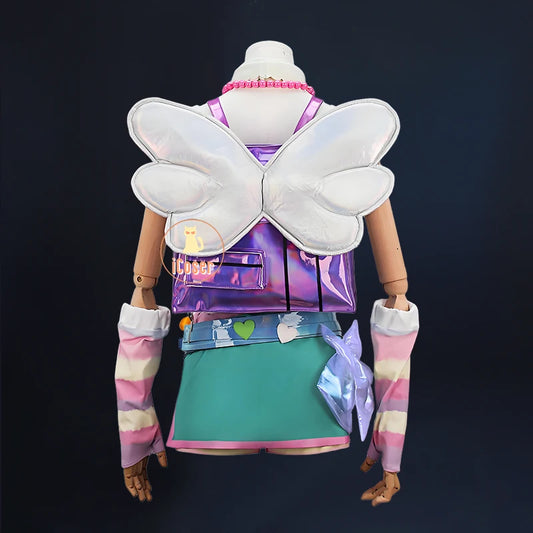 iCoser Path To Nowhere Poffy Cosplay Costume Wig Uniform Outfit Headwear Backpack Hat Halloween Party for Women Role Play Props