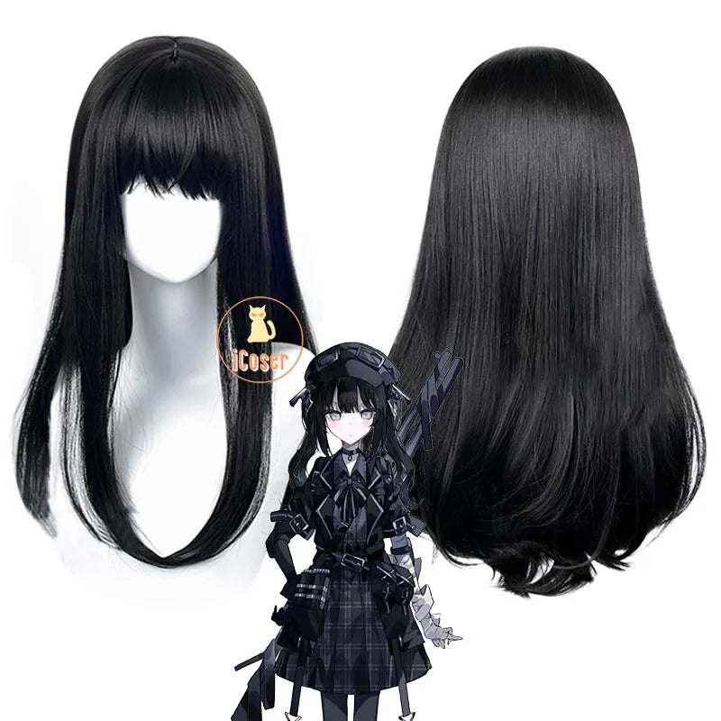 Game Magical Girl Witch Trials Nanoka Kurobe Cosplay Costume Wig Uniform Hat Headwear Halloween Party for Women Girls Carnival