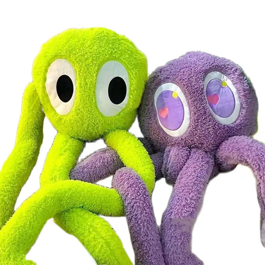 2M Giant Ferry Plush Green Alien Monster Toy Stuffed Long Legs Octopus Throw Pillow Boyfriend Red Heart Eye Decor Cushion