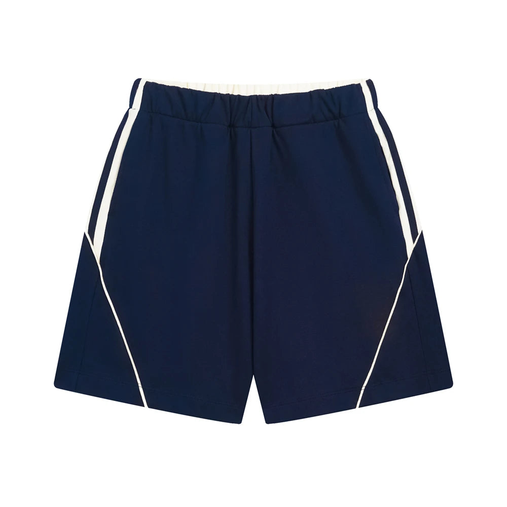 ZODF Fashion Men Summer 250gsm Patchwork Shorts Unisex High Street Loose Fit Quick Dry Sport Shorts Brand Streetwears HY1049