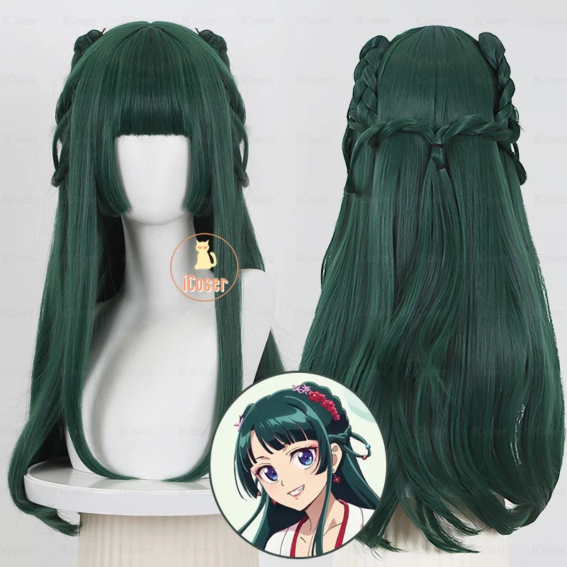 Anime The Apothecary Diaries Maomao Cosplay Costume Red Dress Kusuriya No Hitorigoto Season 2 Halloween Party for Women Girls