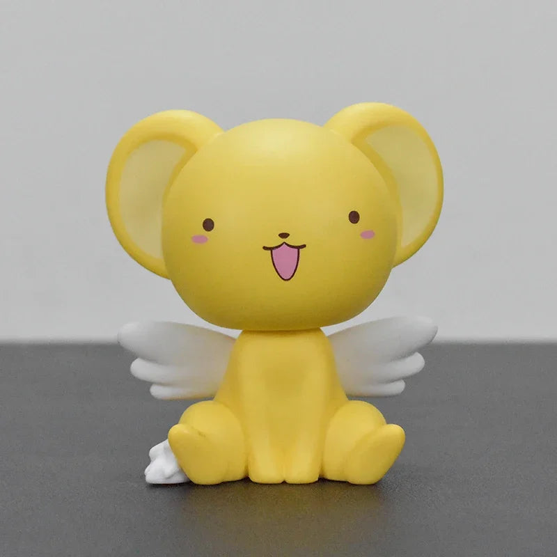 10cm Anime Cute Cerberus Mini Figurine Cardcaptor Sakura Action Figures PVC Collection Model Toys Birthday Doll Magical Girls
