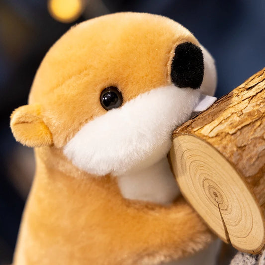 22cm Cute Silly Animal Marmot Plush Toy Soft Stuffed Marmota Plushies Lovely Beaver Doll Gift For Girl Boy Birthday