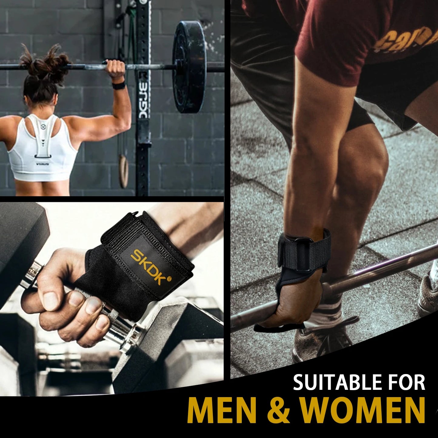 Codex Cowhide Gym Gloves Grips for Weightlifting Pull-Ups Kettlebell Training and Gymnastics Hand Protection