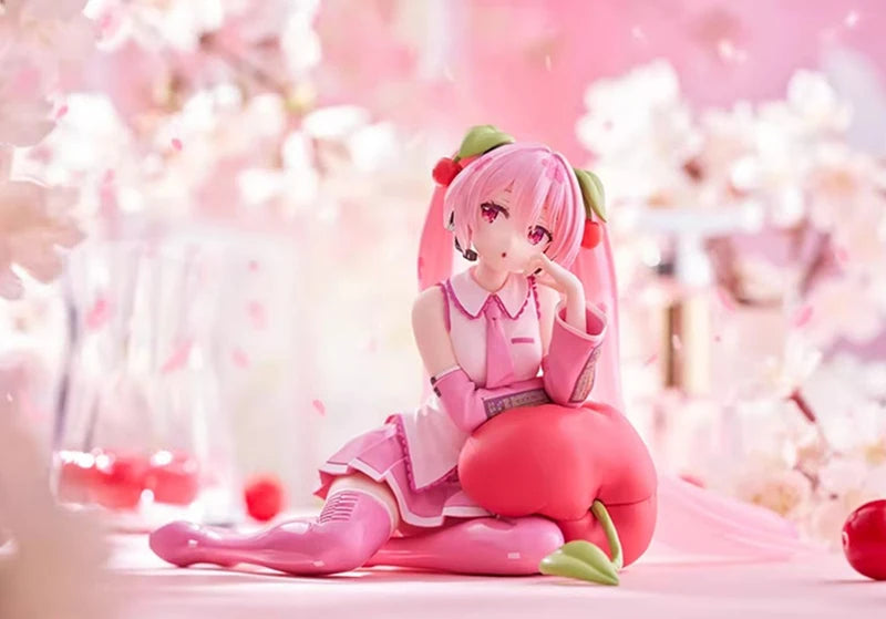 Bandai Hatsune Miku Cherry Pillow Ver 13CM PVC Model