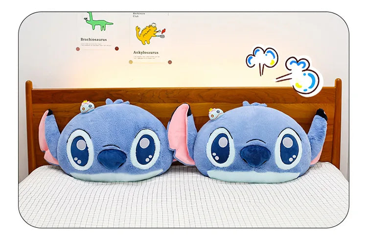 40x80cm Big Size Stitch Disney Anime Plush Stuffed Doll Cartoon Room Decoration Plush Pillow Children's Holiday Gift