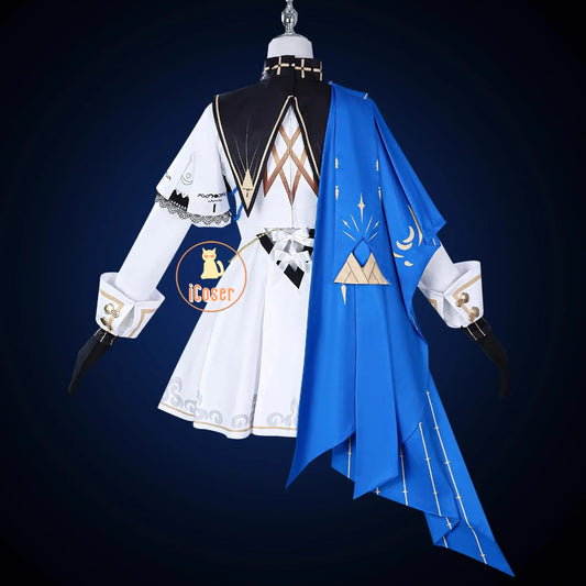 Wuthering Waves Phoebe Cosplay Costume Wig Dress Hat Headwear Sticker Stocking Rinascita Halloween Party Women Girls Prop iCoser