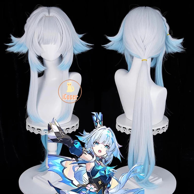 iCoser Honkai Star Rail Cerydra Cosplay Costume Wig Dress Uniform Amphoreus Halloween Party for Women Girls Festival Cos Props