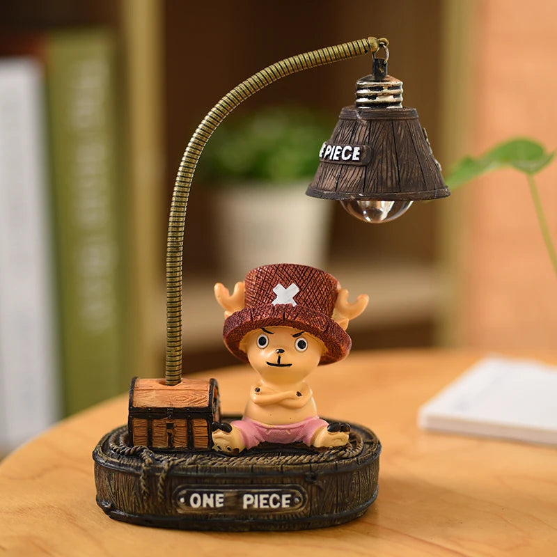 One Piece Anime Figure Luffy Chopper Figures 3D LED Night Light Desktop Lamp GK Statue Room Decora Desk Birthday Christmas Gift