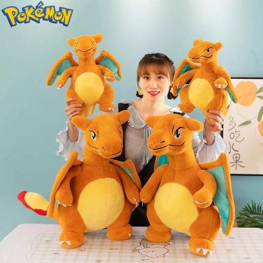 35/45/60CM Big Size Pokemon Charizard Plush Cartoon Anime Plushies Soft Doll Pillow Kawaii Stuffed Plushie Ornament Gift for Kid