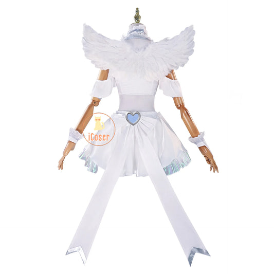 Anime New Panty Stocking with Garterbelt Stockiel Anarchy Stocking Cosplay Costume Angel Skirt Wings Halloween for Women Girls