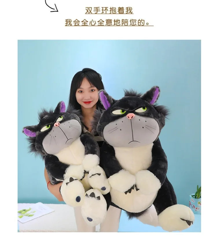 30-60cm Genuine Disney Lucifer Plush Toy Kawaii Stuffed Animal Plush Toys Japan Figaro Cinderella's Cat kids girl Birthday Gifts