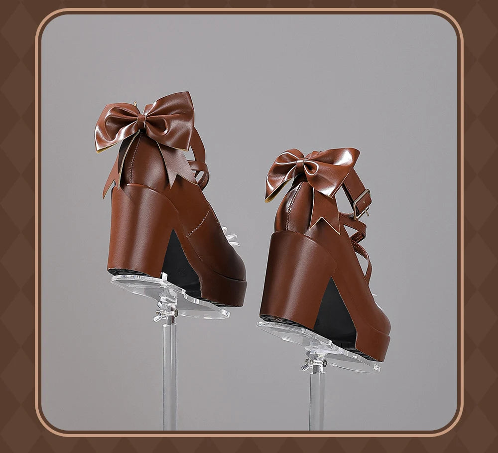 Wuthering Waves Chisa Korea Cafe Collaboration Cosplay Set Polyester