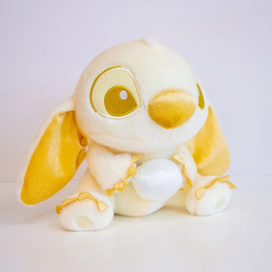Disney 20cm Lilo and Stitch Plush Toys Kawaii Strawberry Winter Pearls Cosplay Anime Plushie Stich Dolls Soft Stuffed Gift Child