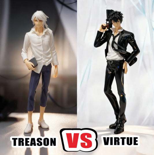 Factory Direct Sales! Fan Collectible Figure — Kougami Shin'ya / Makishima Shogo PVC Action Doll, Hot Anime Desktop Decoration