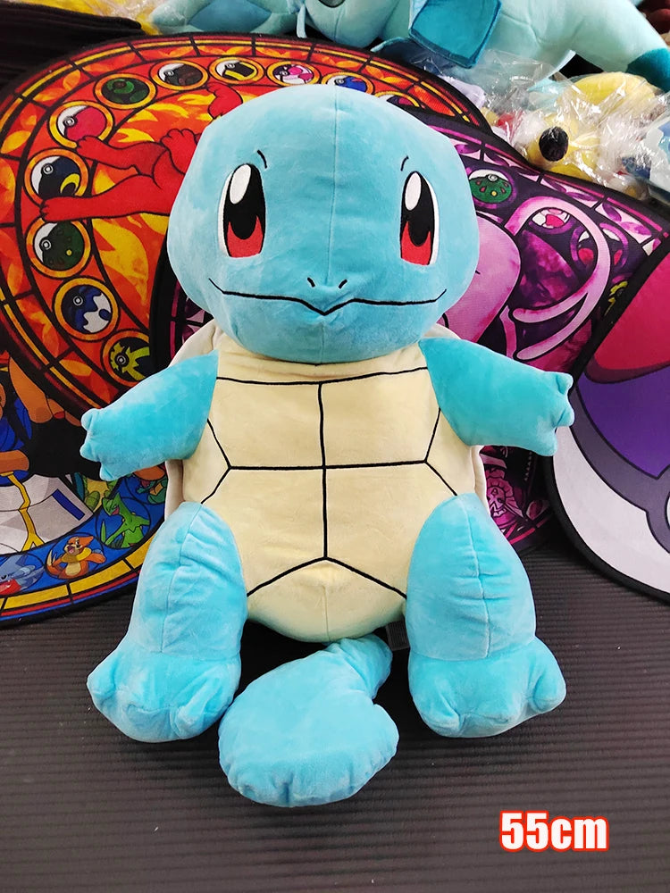 70cm Pokemon Lucario Large Plush Toys Greninja Zeraora Cinderace Glaceon Stuffed Giant Pokémon Eevee Anime Kids Christmas Gift