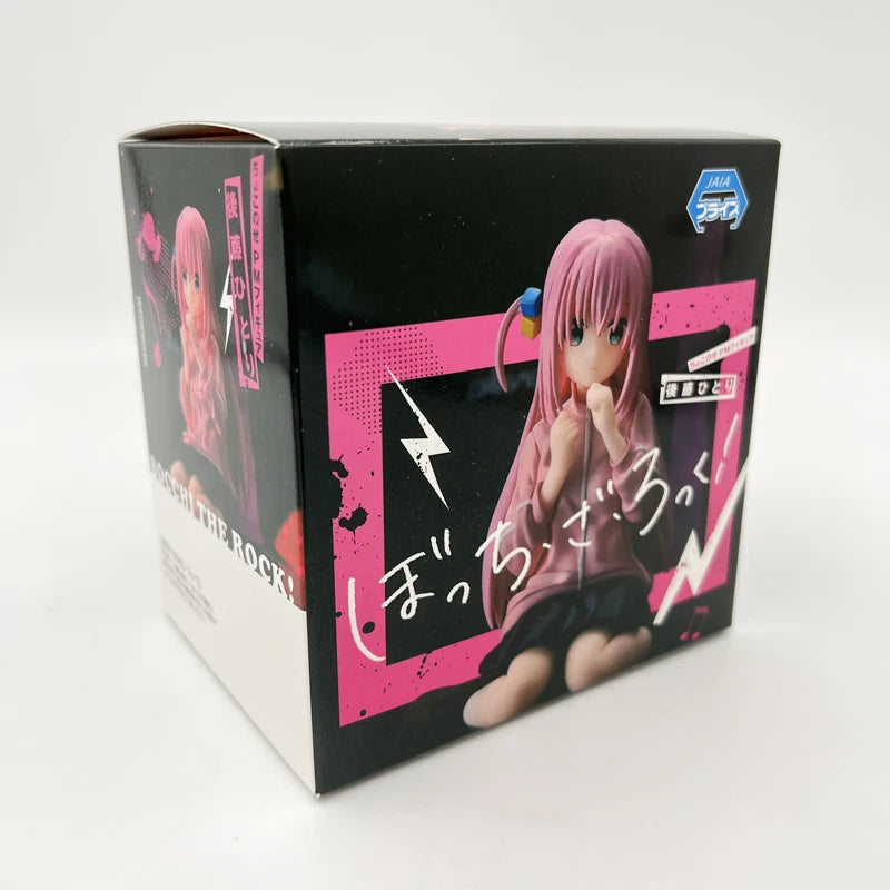 8cm Bocchi the Rock Hitori Gotoh Anime Figure Kawaii Sitting Melancholy Girl Action Figures PVC Adult Collection Model Doll Toys