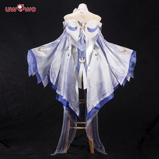 PRE SALE UWOWO Columbina Cosplay Game Genshin Impact Columbina 'Damselette' Snezhnaya Cosplay Costume Halloween Costume