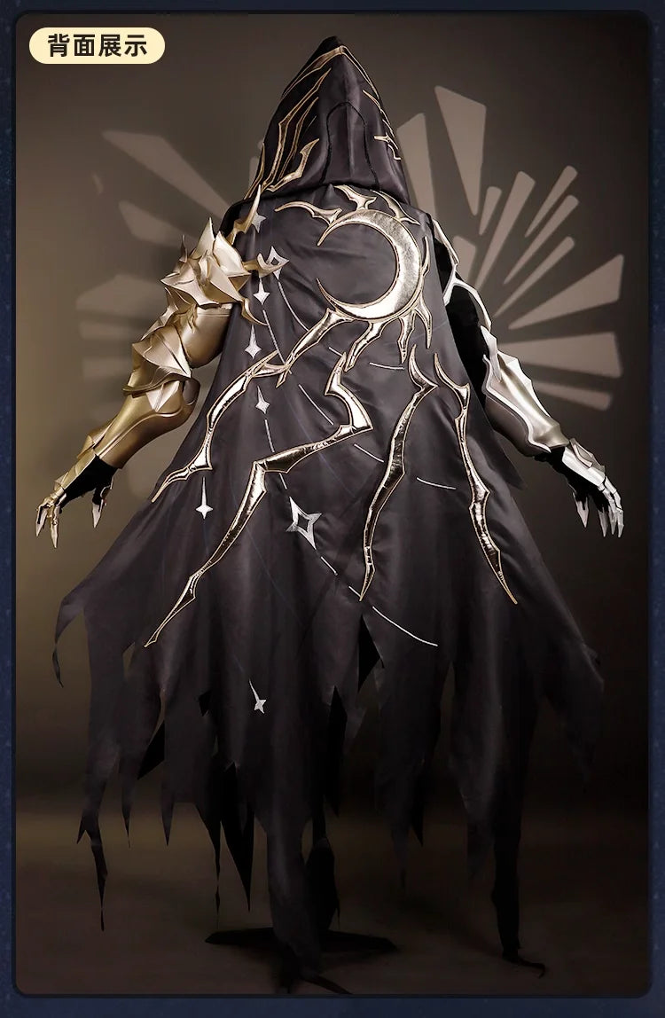 iCoser Honkai Star Rail Flame Reaver Cosplay Costume Uniform Cloak Ember Raider Mask Festival Halloween Party for Women Girls