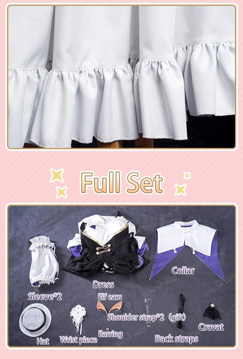LAST BATCH UWOWO Game Honkai Impact 3: Elysia Sweet Memories Collab Dress Cosplay Costumes