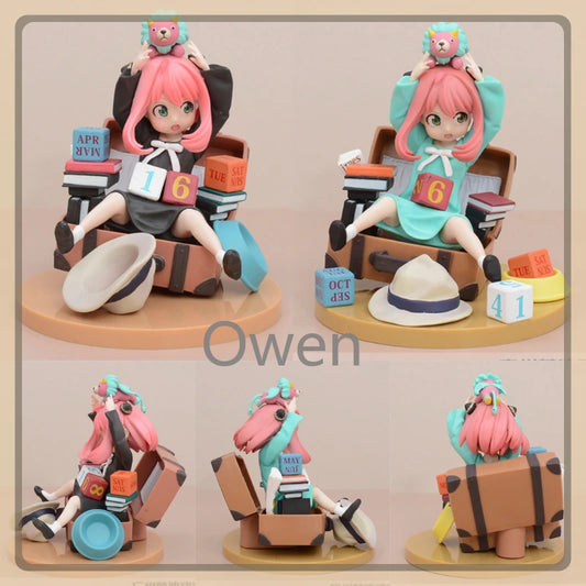 Manga Spy Family Action Figure Sport Student Forger Anya Model Cute Football Figurine Toy PVC Collectible Ornament Birthday Gift