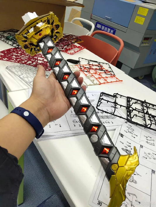 DABAN 8814 Astray Red Frame MG 1/100 MB MBF-P02 Orangutan Arm With Sword Hilt Assembly Model Kit Action Figure Model Toy Robot