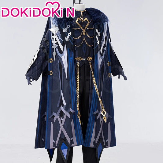 Captain Capitano Cosplay Costume Game Genshin Impact【XS-3XL】DokiDoki-N Halloween Costume Fatui Harbinger Plus Size