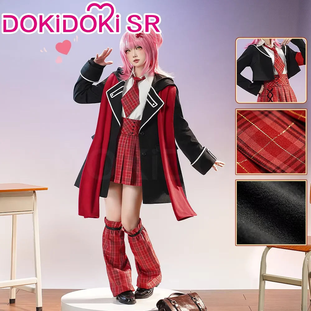 Hinamori Amu Shugo Chara! Women’s Cosplay Costume Cute School Uniform JK Dokidoki-Sr Set - L / PRE-SALE