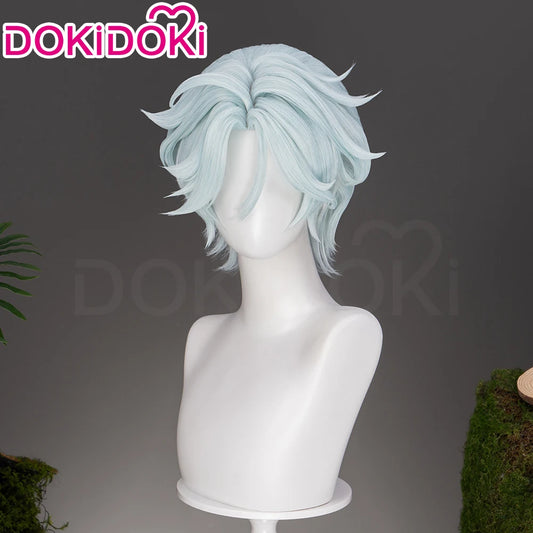 IN STOCK Dahlia Ifa Wig Game Genshin Impact DokiDoki Men Pink Hair Mondstadt Ifa Cosplay Dahlia Book Prop Free Wig Cap