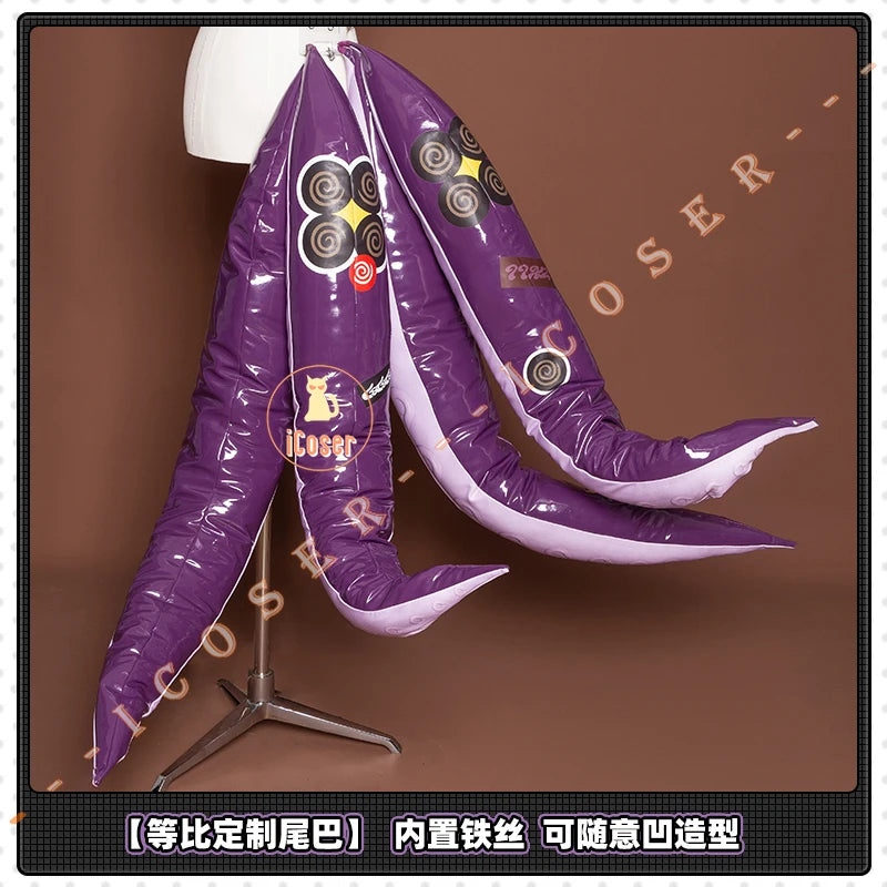 Zenless Zone Zero Yidhari Cosplay Costume Wig Uniform Hat Outfit Spook Shack Halloween Party for Women Girl Carnival Prop iCoser