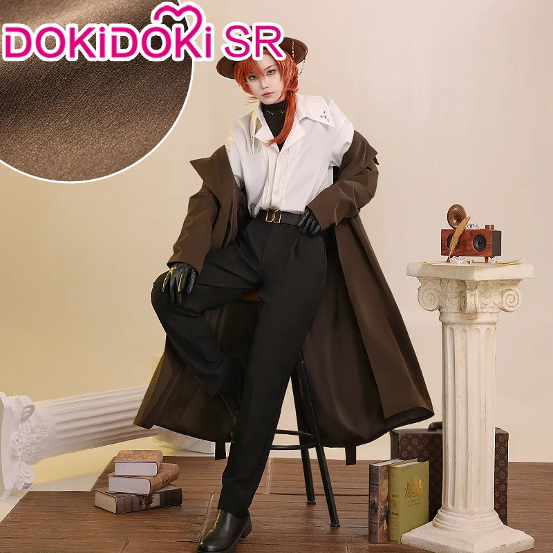 IN STOCK Nakaharaa Chuyaa/Dazaii Osamuu Cosplay Costume Anime Cosplay DokiDoki-SR Cosplay Costume Nakahara Chuuya Men Cosplay
