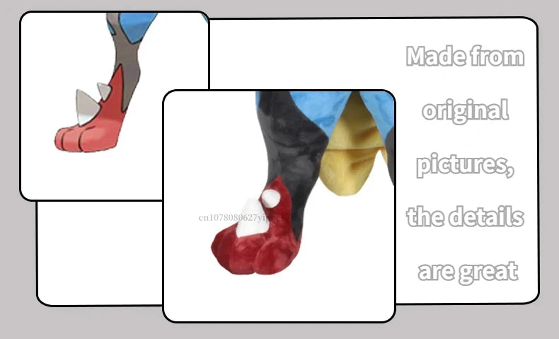 130/70CM Super Big Size Pokemon Lucario Plushies Cartoon Anime Character Stuffed Plushie Pillow Home Furnishing Gift Collection