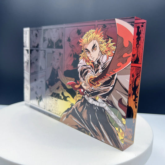 New Demon Slayer Creative High-value Bar Chi Tokitou Muichirou Acrylic Brick Computer Desktop Ornaments Anime Peripheral Gifts