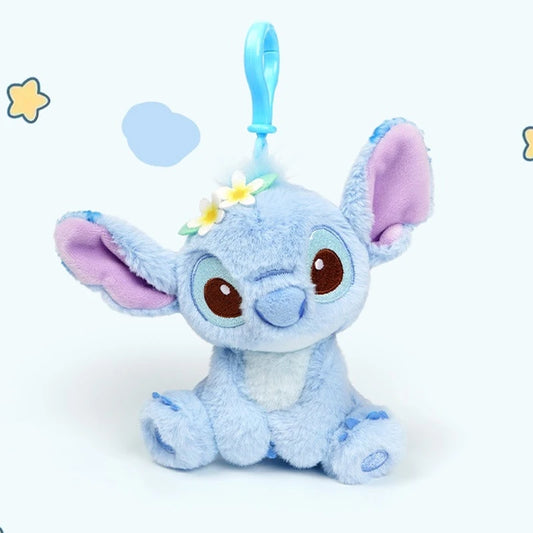 Disney Stitch Angel Toy Story Kawaii Plush Doll Cartoon Anime Stuffed Toy Keychain Pendant Toys Birthday Gift For Kids Boys Girl