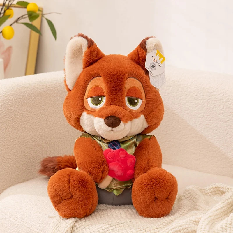 anime Zootopia Judy Plush Toy Doll Nick Doll Ornaments Children Sleeping Pillow Cushion Couple Holiday Gifts Kids Birthday Gift