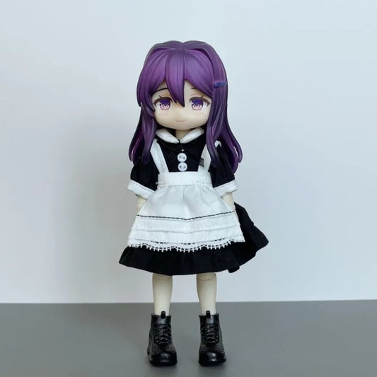 Doki Doki Literature Club! Yuri Anime Figure #2283 Kwaii Q Ver. PVC Action Figure Model Joint Doll Toys Gifts