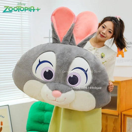 90x50cm Big Size Judith Laverne Hopps Anime Plush Stuffed Doll Zoo Tropolis Room Decorated Plushies Children Pillow Holiday Gift