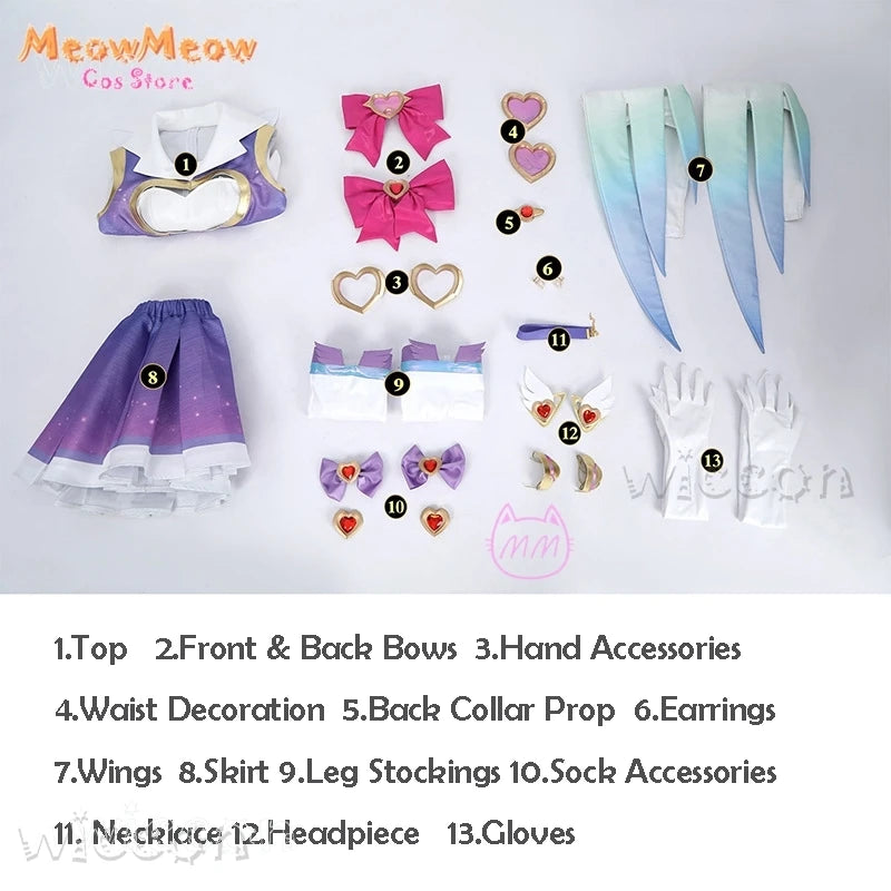 DokiWatch Kiriko Cosplay Set Polyester Overwatch 2 - Costume / XL