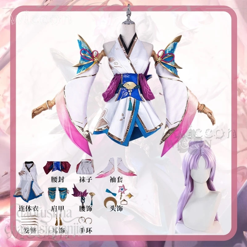 Leagguuee Anime Spirit Blossom Luuxx Costume Polyester Set - suitwig / M