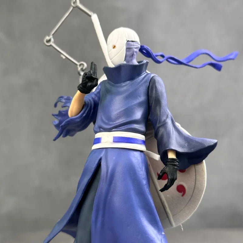 New Naruto Anime Figures Uchiha Obito Standing Posture Double Headed Sculpture Action Doll Pvc Model Statue Ornament Toys Gifts