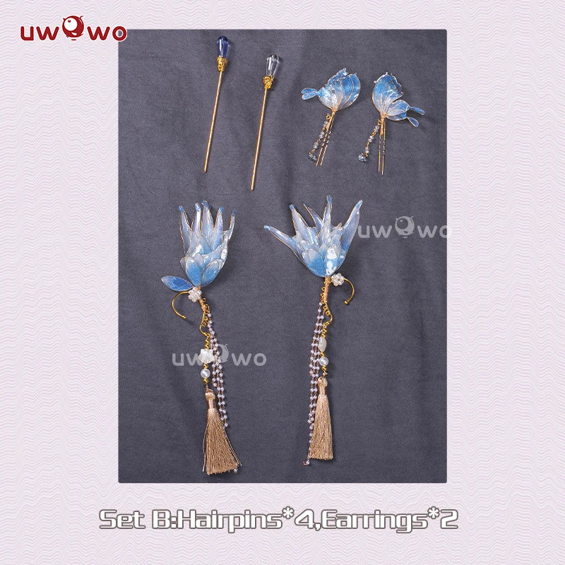 LAST BATCH UWOWO Kokomi Cosplay Game Genshin Impact Fanart Kokomi Dragon Princess Cosplay Costume Dress Halloween Costume