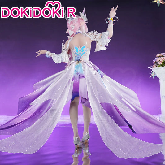 IN STOCK Cyrene Cosplay Costume Game Honkai: Star Rail【S-2XL】DokiDoki-R HSR Cyrene Dress Veil Plus Size