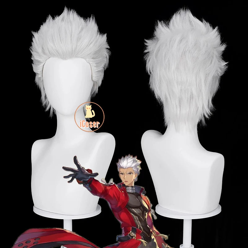 Honkai Star Rail Fate Archer Cosplay Costume Wig Uniform Coat Outfit Festival Halloween Party for Women Girls Carnival iCoser